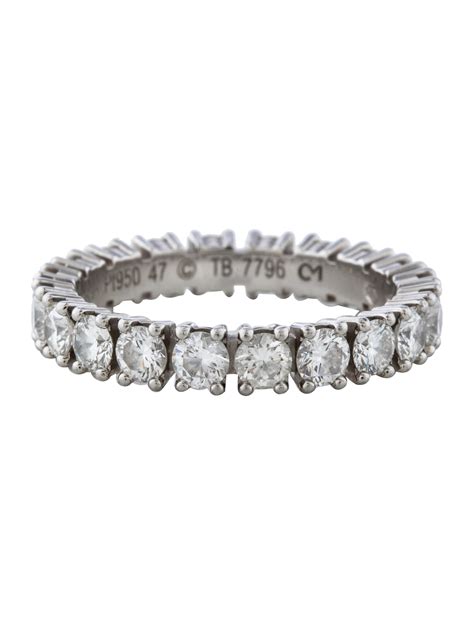 eternity ring cartier|cartier etincelle ring size 4.